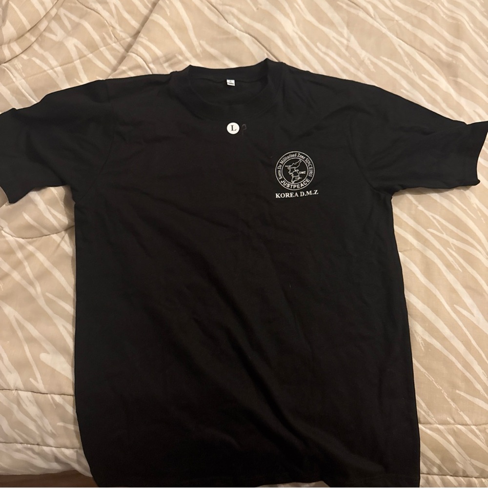 Black Korea D.M.Z. Short Sleeve T-Shirt